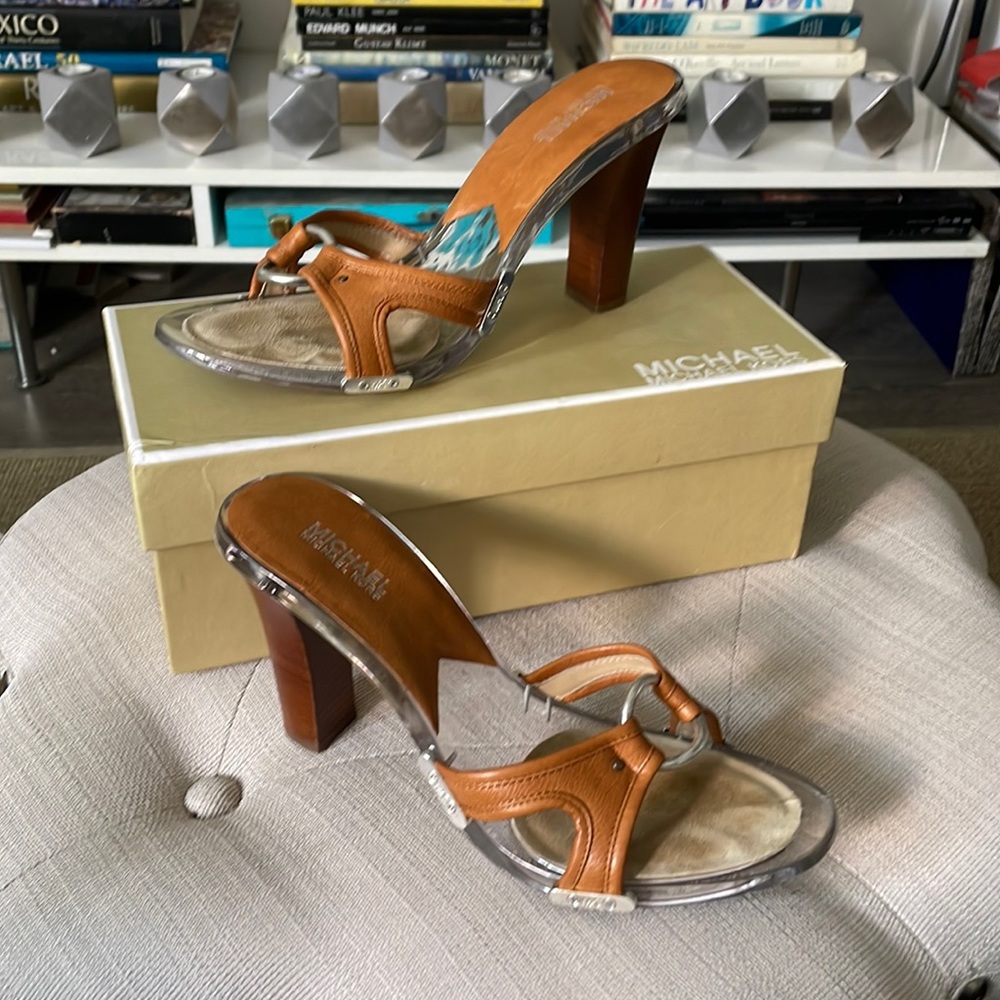 Michael lots size 11 high heal slide